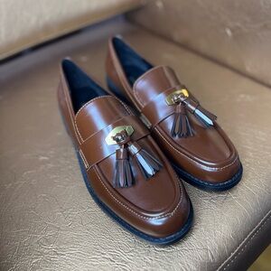 ZARA OXFORD FAUX LEATHER SHOES WITH TASSELS BRAND NEW